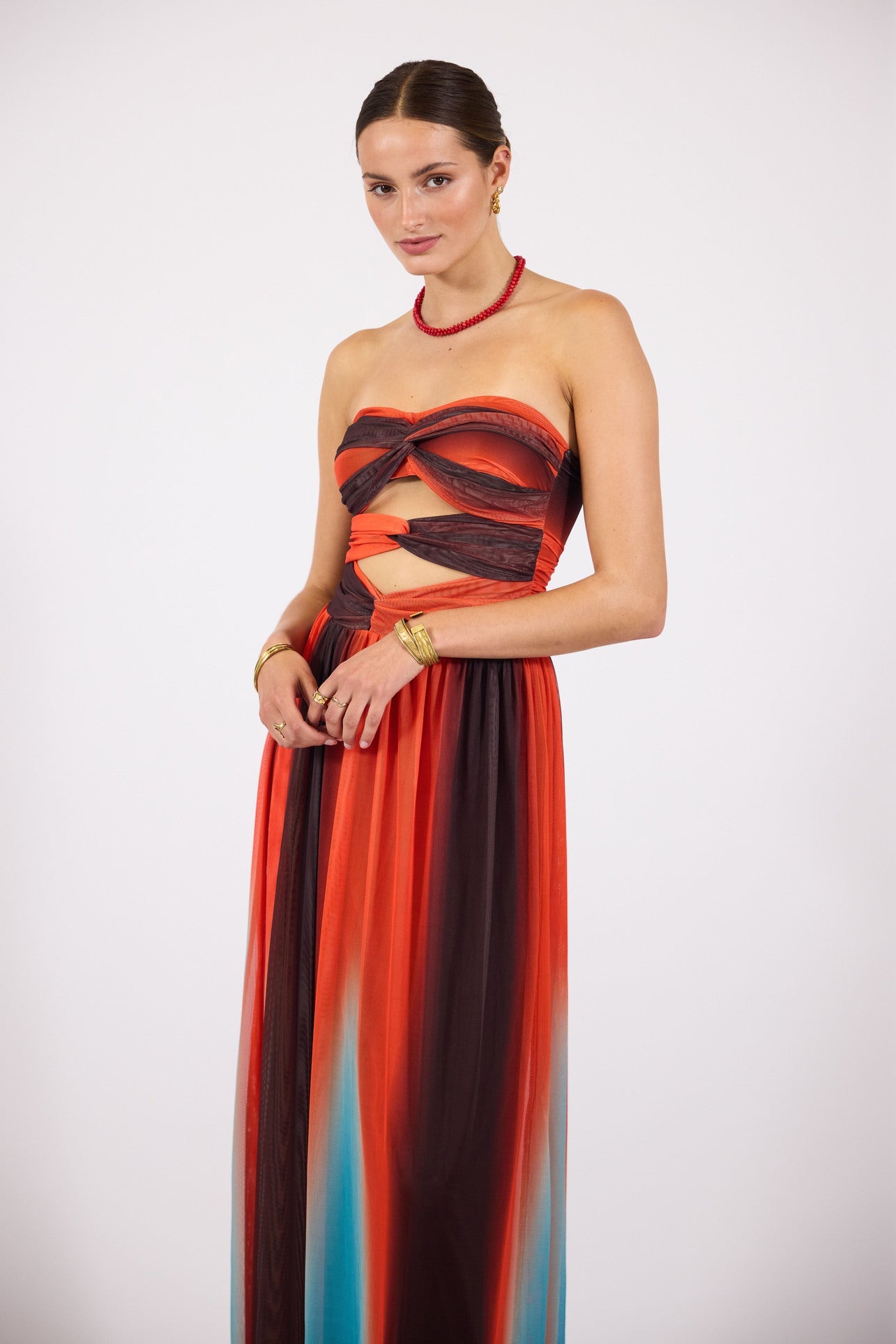 Laney | Sin Mangas Maxi Vestido