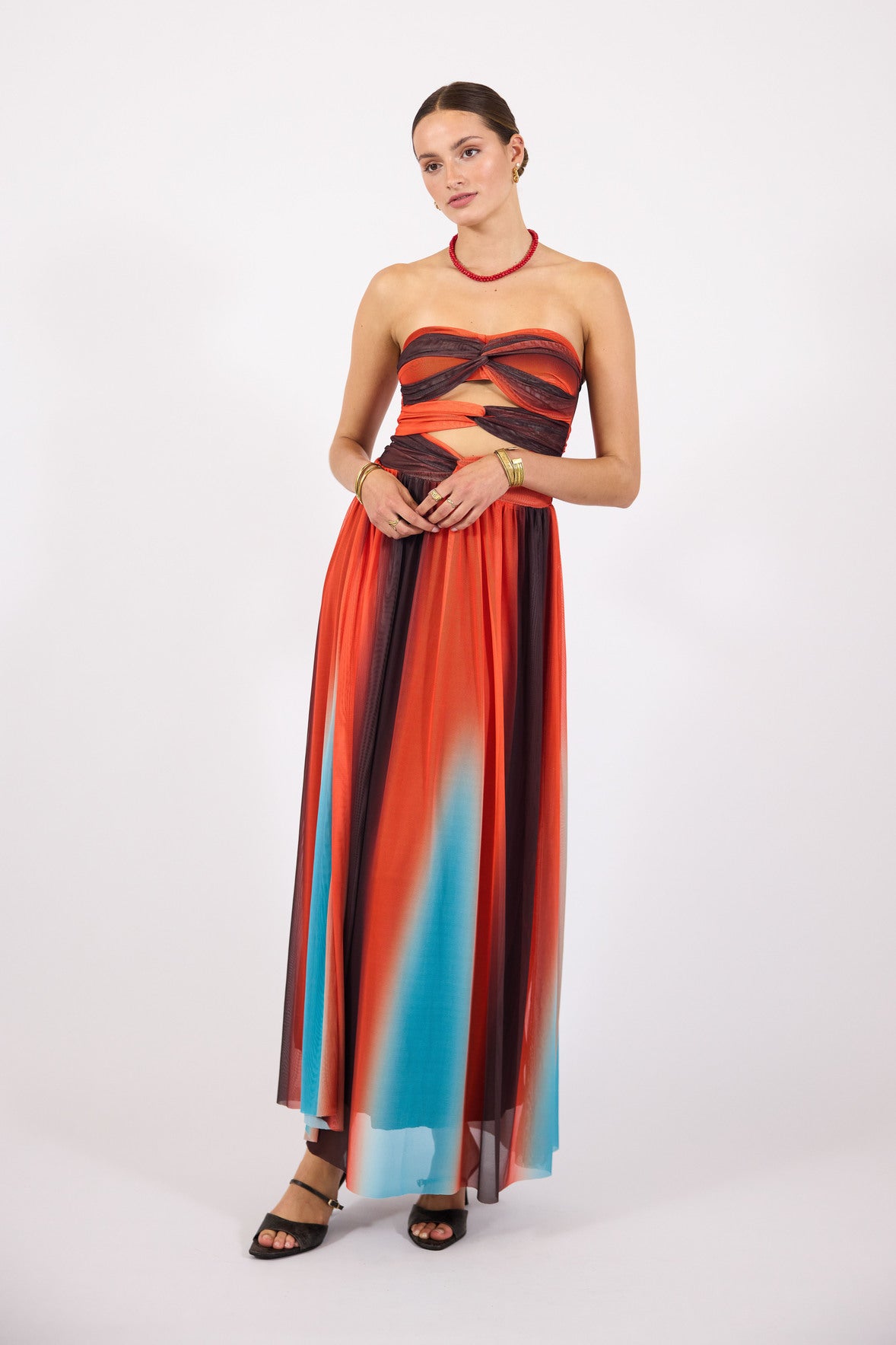 Laney | Sin Mangas Maxi Vestido