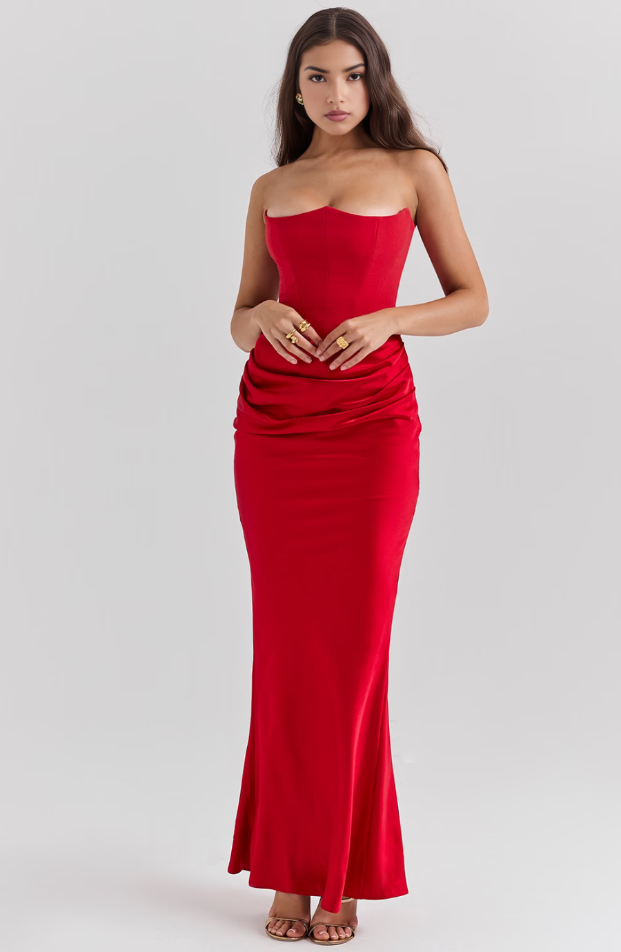 Tessa | Vestido Maxi Strapless