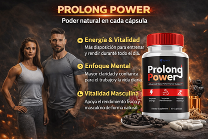Prolong Power - Energía natural, vitalidad diaria y apoyo integral para tu rendimiento