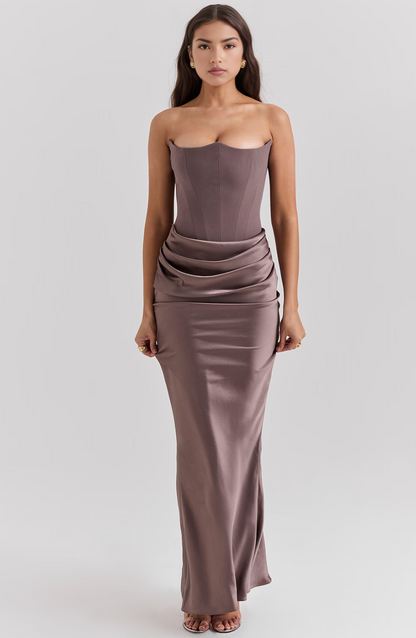Tessa | Vestido Maxi Strapless
